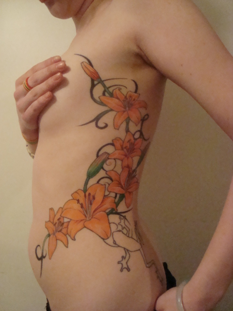 Half Way Done | Flower Tattoo