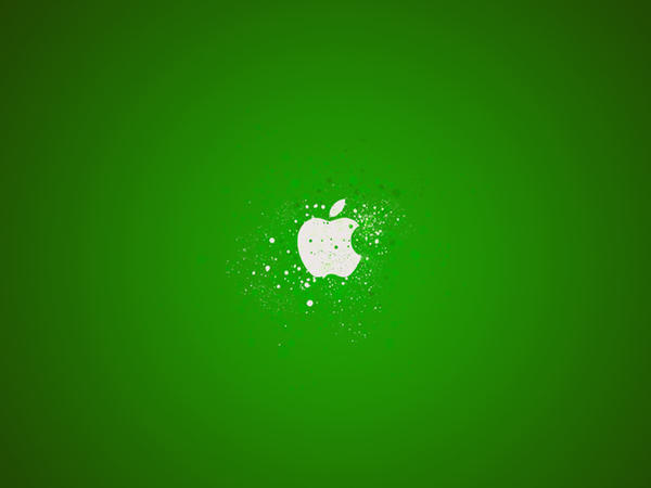 wallpaper green apple. Apple Graffiti Wallpaper Green