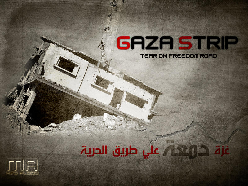 gaza strip by REDFLOOD