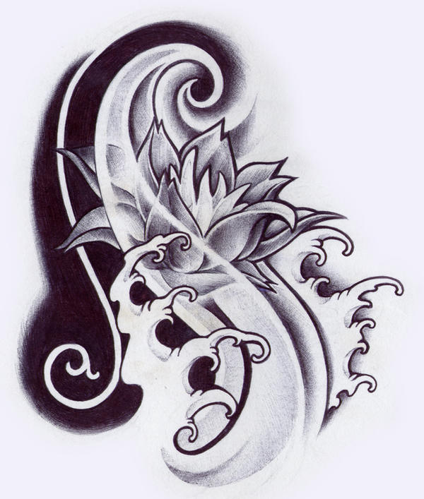 oriental flower | Flower Tattoo