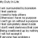 My Duty [1986]