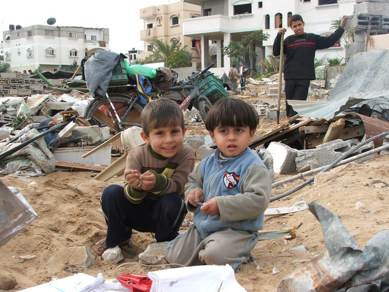 Children Are Homeless in Gaza by ademmm