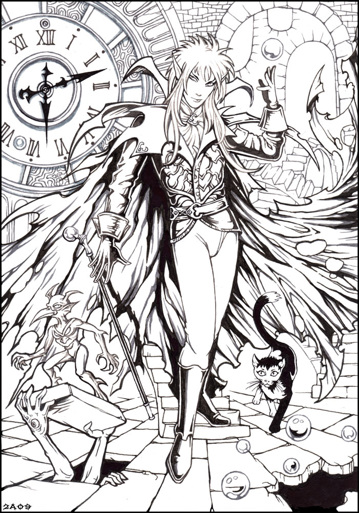 goblin king coloring pages - photo #26