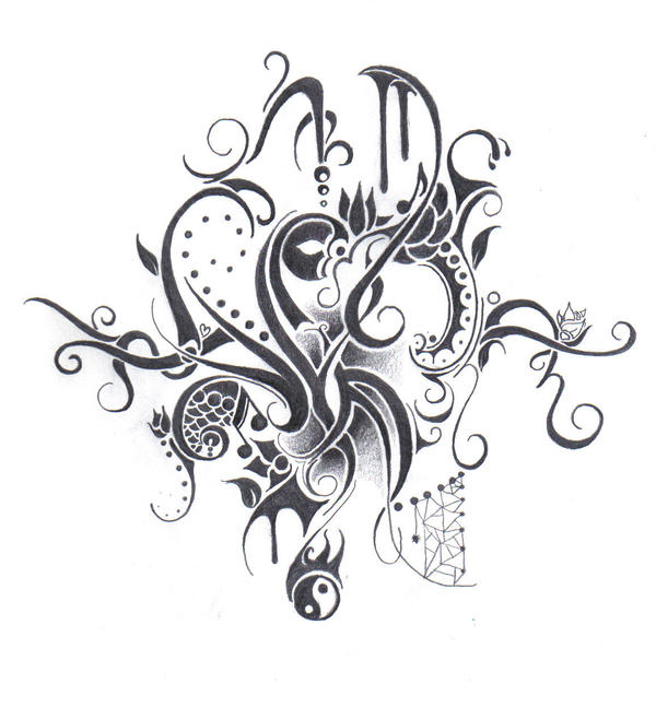 Estephania's Tattoo for Peace by FarFallaLoduca on deviantART