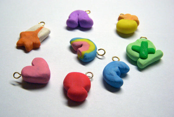 Lucky Charms Clay Charms by mandapie on deviantART