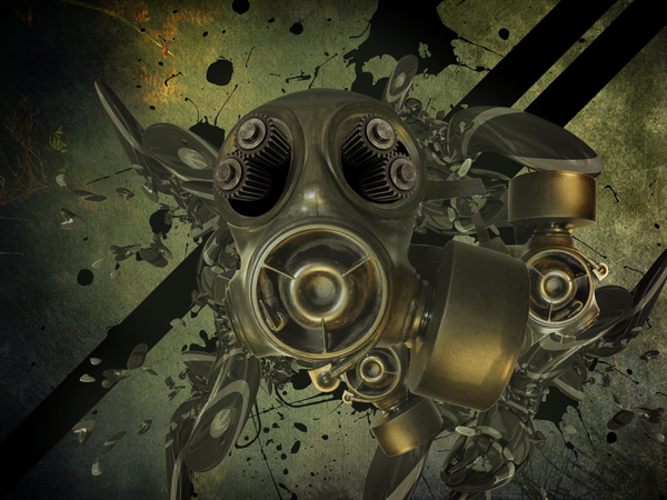 stephanie rice body_09. gas mask wallpaper. Gas mask Grunge wallpaper by