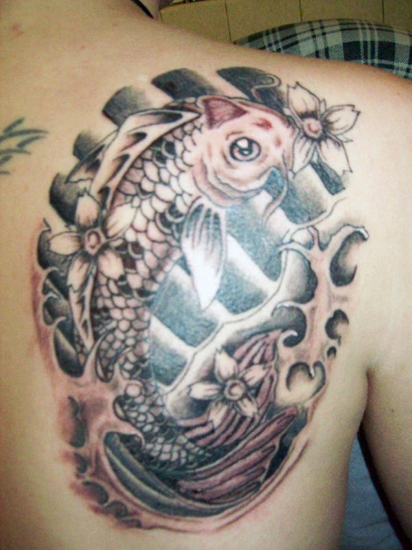 koi carp tattoo