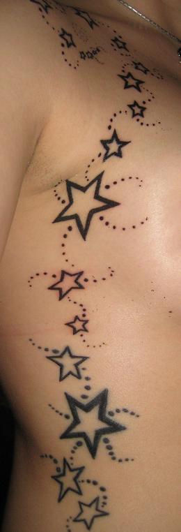 tattoos with stars. Tattoo of stars