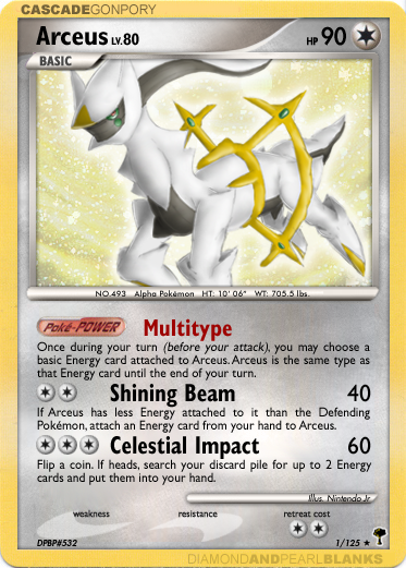 pokemon cards arceus. Arceus - Shining Forest by