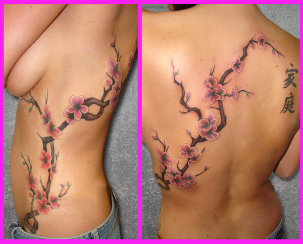 cherry blossom tattoo. pictures of cherry blossom