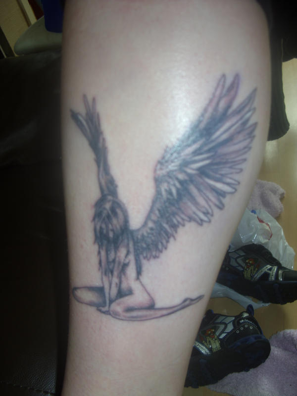 Fallen Angel Tattoo by ~katisere on deviantART