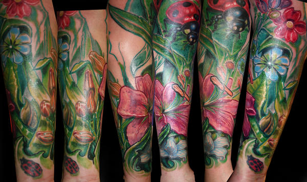 lily garden Tattoo