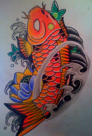 Koi tattoo 2 by Kirzten on deviantART