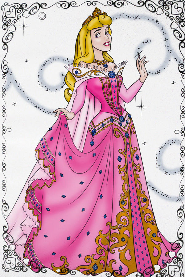 coloring pages princess aurora. Sleeping Princess Aurora by