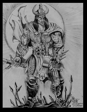 cyborg viking warrior by inkwork27 on deviantART