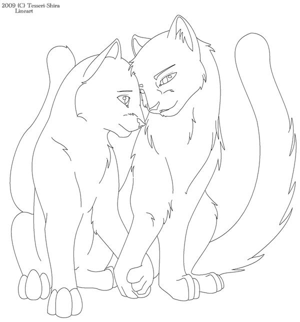 warrior cats coloring pages love - photo #1