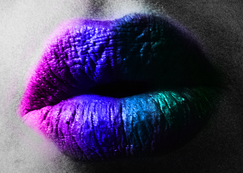 Rainbow lips by Fantasize Me R93