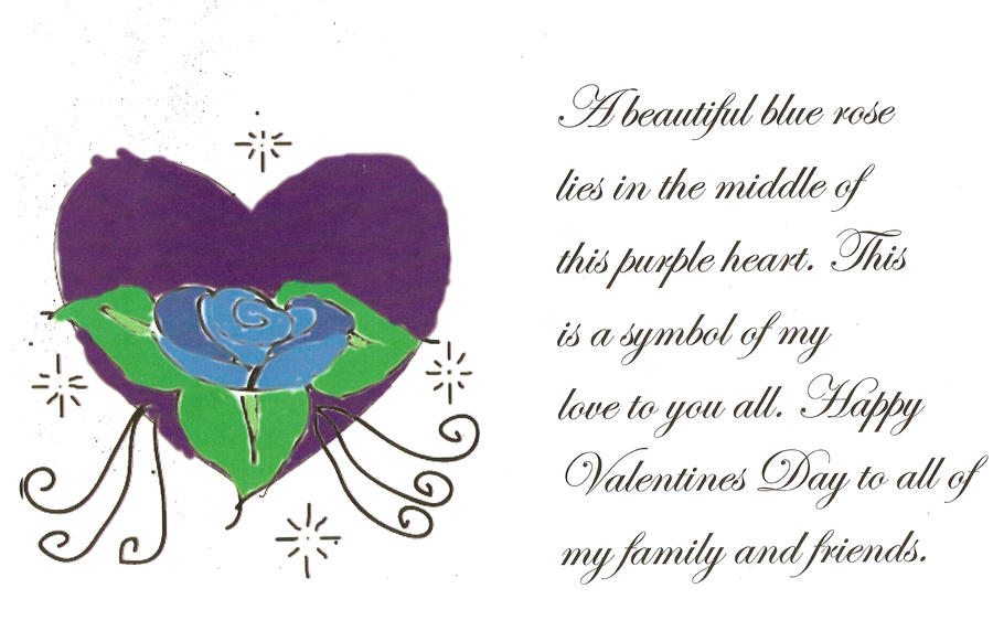 Valentine's day poem by luna116 on deviantART