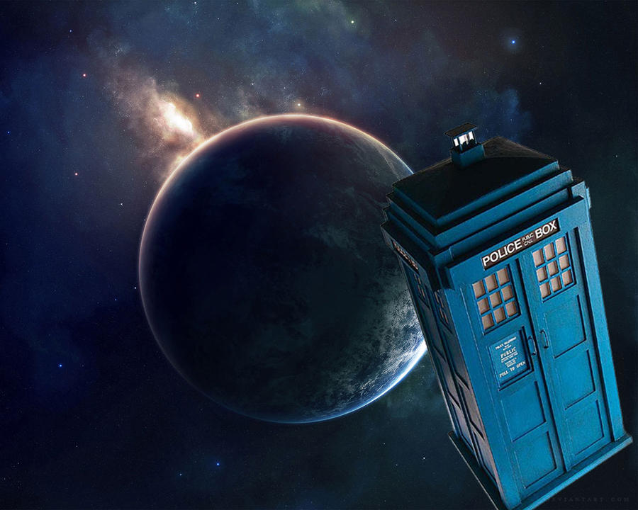 tardis wallpaper. The TARDIS circles Spirodon by