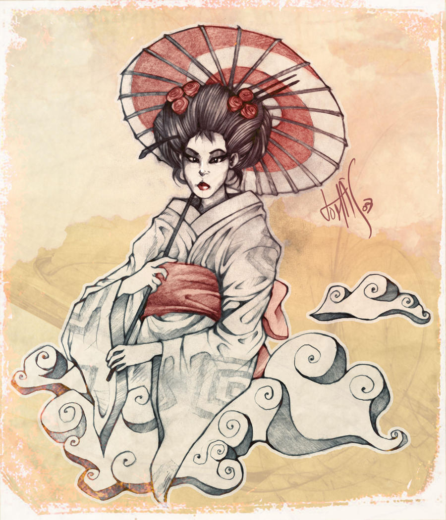 Geisha Tattoo by tomaslalala