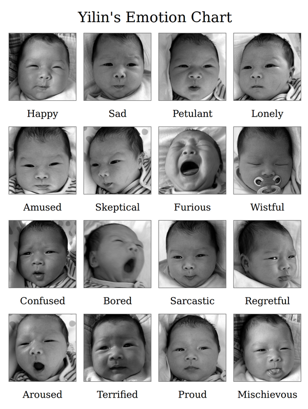Emotions Chart With Faces. Free printable feelings faces