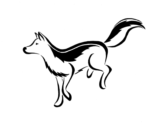 Running Wolf Tattoo by TinselShine on deviantART