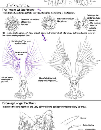 Drawing Angelic Wings Tutorial by Crysa on deviantART
