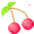 Free Kawaii Cherries Icon by xXScarletButterflyXx