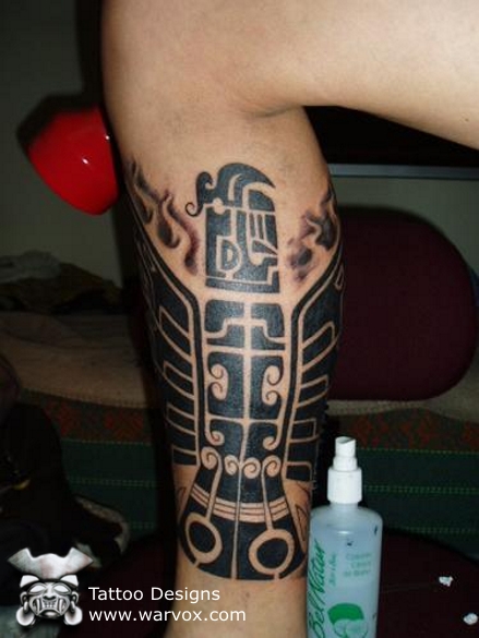 aztec tattoos. aztec warrior tattoos. aztec