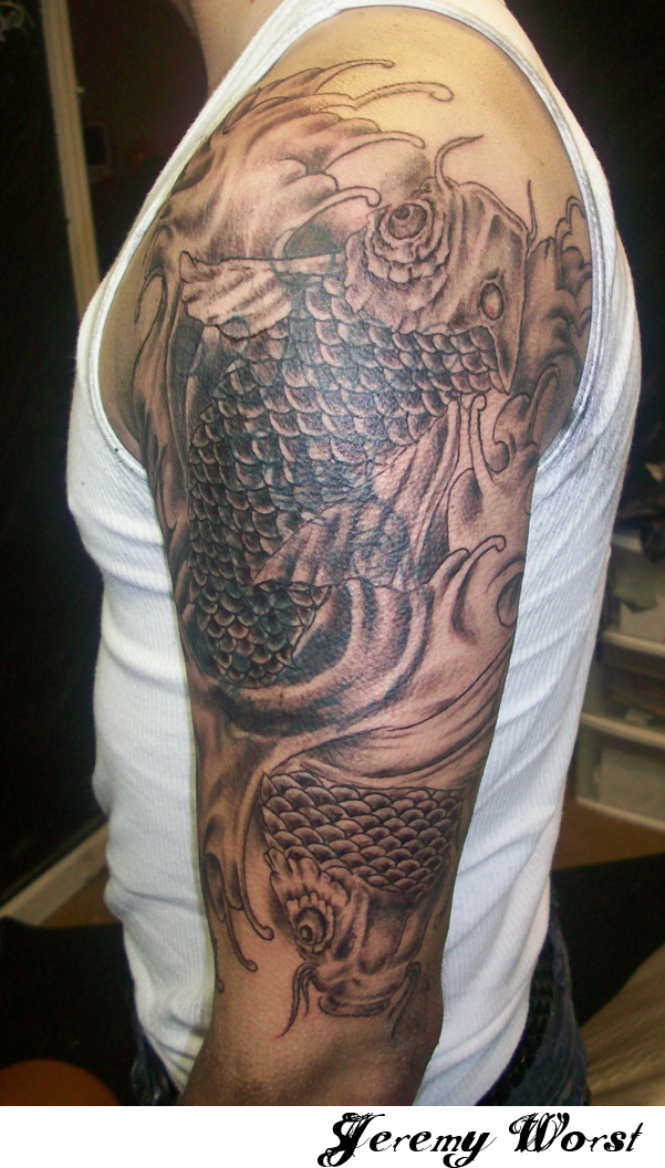 coverup tattoos. cover up tattoos. koi fish