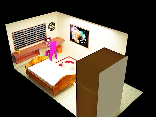 Small Room Model by ~FaraHikari on deviantART