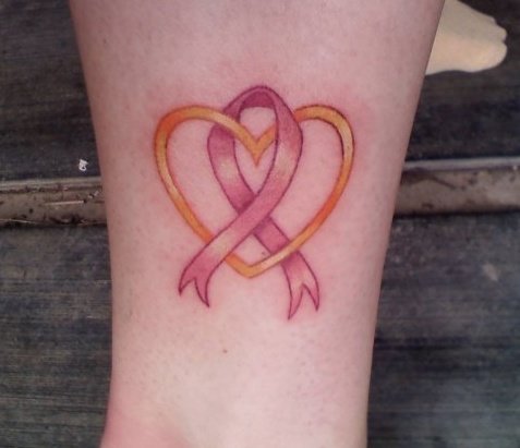 Cancer Tattoos on Breast Cancer Ribbon Tattoo By  Devonbates On Deviantart