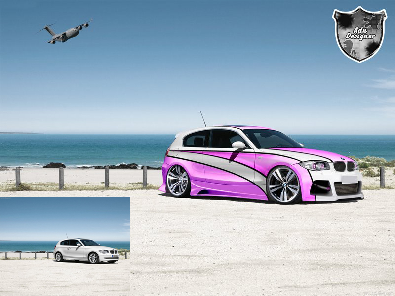 Pink BMW by adndesigner on