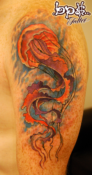 tattoos of jellyfish. jellyfish by ~BPS-TATTOO