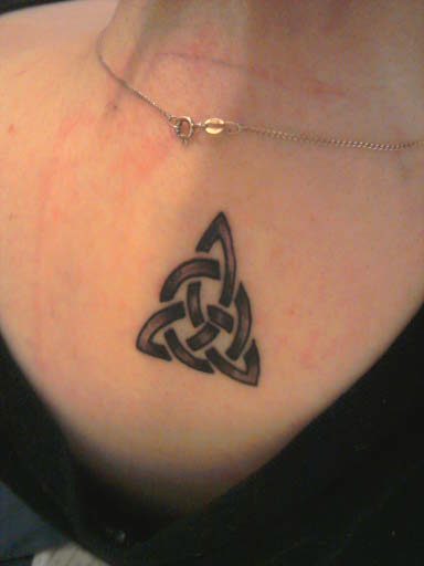 My triquetra tattoo by ~LJ5784 on deviantART