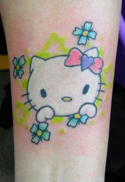 hello kitty tattoo by W1d0wM4k3R on deviantART