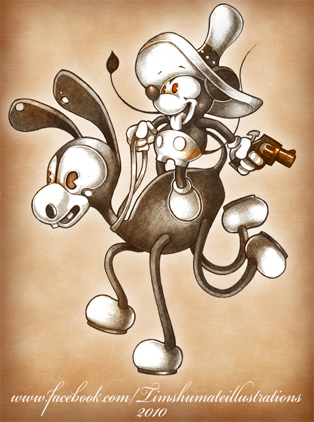 mickey mouse cowboy clipart - photo #36