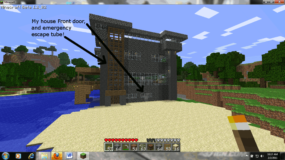 Am Try project: Build wooden house minecraft