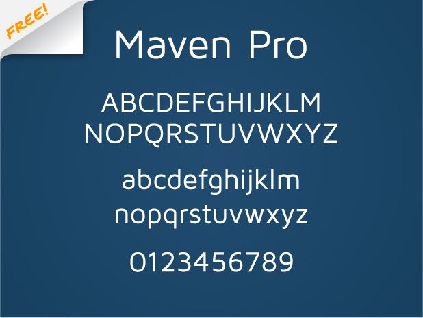 Maven Pro - FREE FONT by MavenPro on deviantART