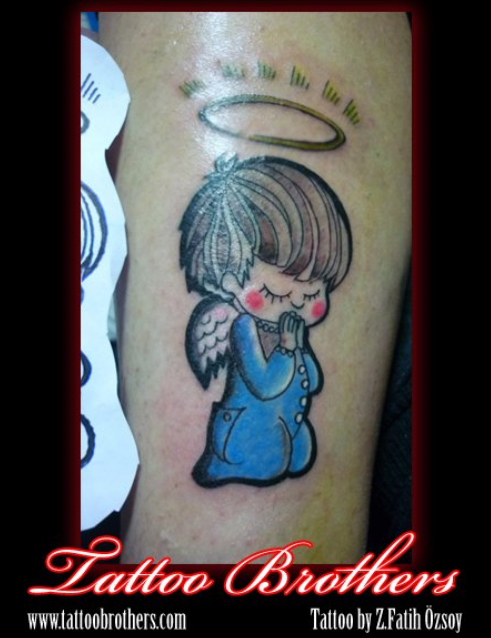 Praying Baby Angel Tattoo by Tattooforever on deviantART