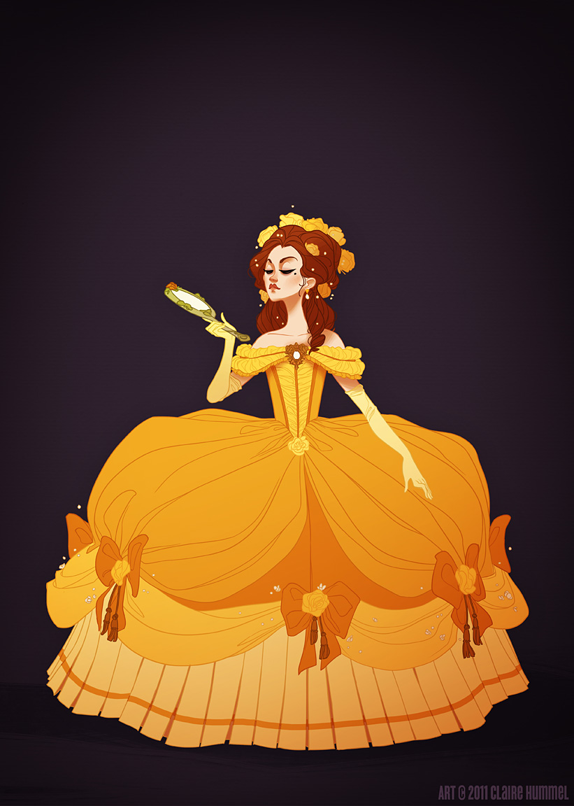 Illustrer subtropisk Overfrakke Footpath Zeitgeist: Historical Disney princesses