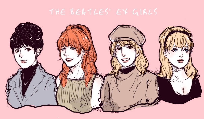 The Beatles Polska: Ex-dziewczyny Beatlesów