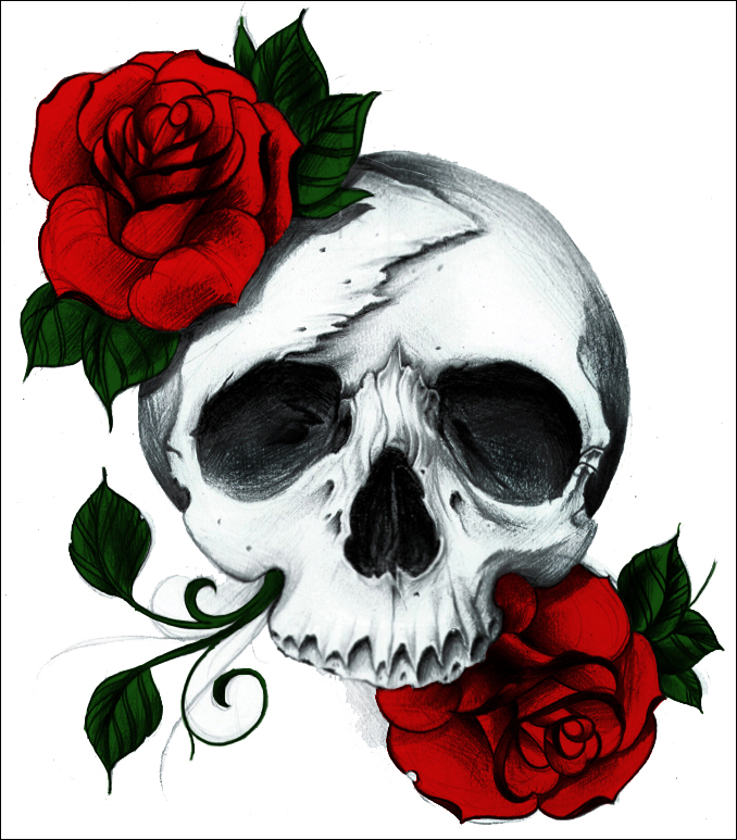 Rose Skull by A-midza on DeviantArt