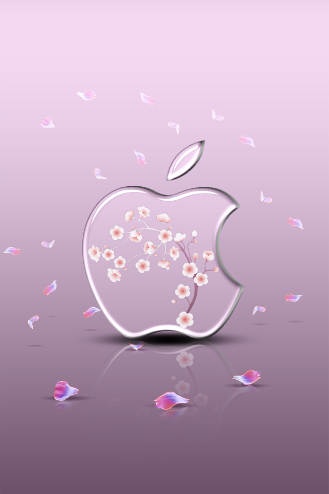Iphone Wallpaper Sakura 女の子向け お洒落可愛い Appleアップル ロゴ Iphone Android スマホ壁紙 素材 Naver まとめ