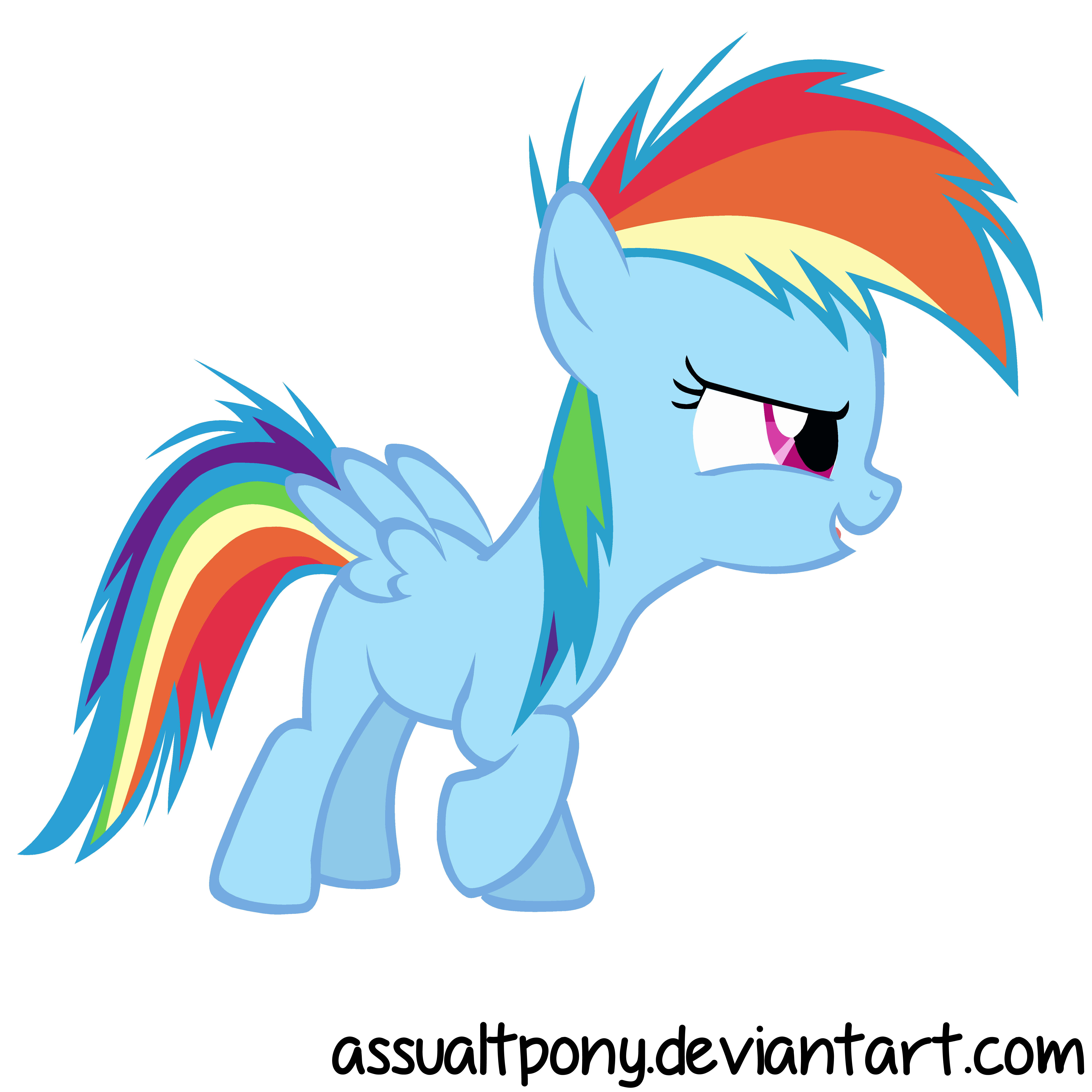 mlp coloring pages rainbow dash filly vector - photo #16
