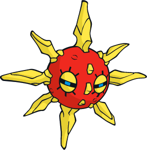 Shiny Solrock Global Link Art by TrainerParshen