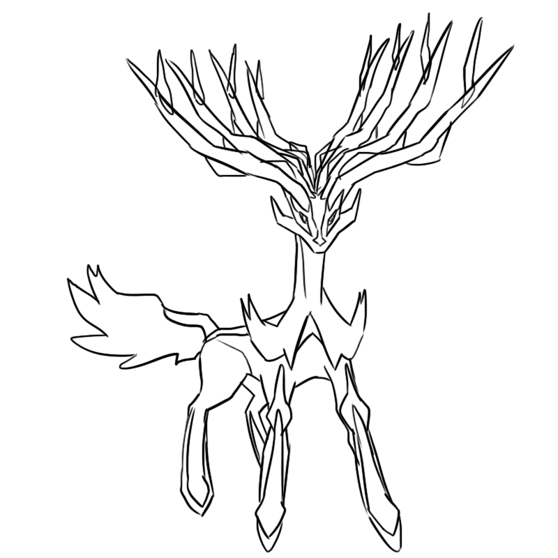 xerneas and yveltal coloring pages - photo #8