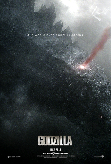 Godzilla (2014) - Alternate Teaser Poster by CAMW1N