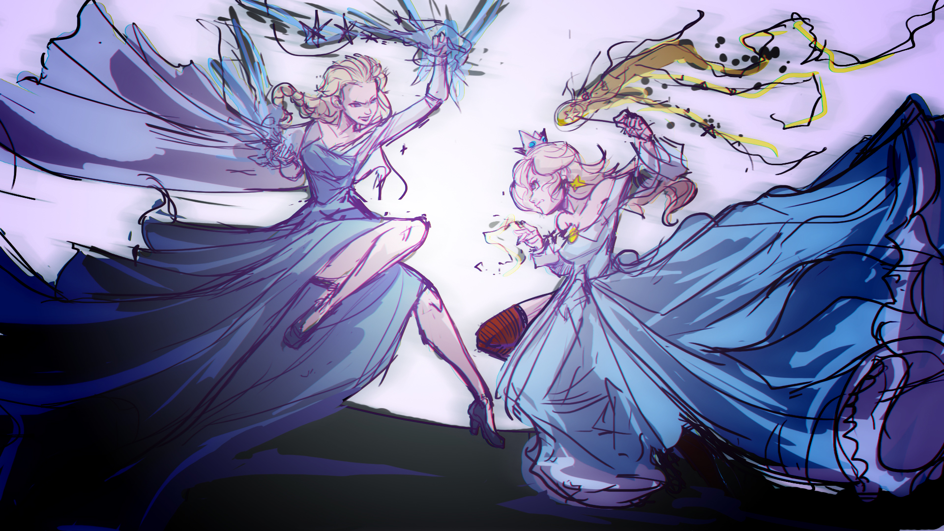 Elsa And Rosalina Hentai