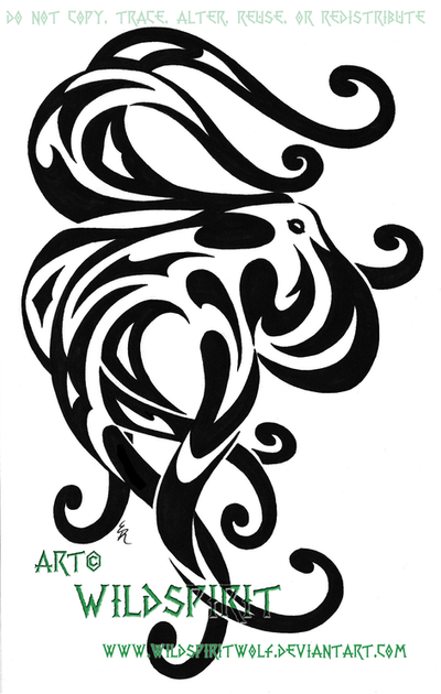 tribal tattoo wolf. Tribal Octopus Tattoo by